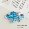 Acessórios de Resina DIY Desenho Animado Série Oceano Azul Cola de Creme Grampo de Cabelo Capa de Celular Fivela de Sapato Chaveiro Pendente