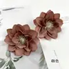 Pelo Sintético Lótus DIY Adorno de Cabeça Estilo Antigo Grampo de Cabelo Material Lótus Salão de Casamento Parede de Flores Arranjo de Flores Adornos para Fotografia