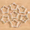 Accesorios para Joyería DIY Borde de Estrella de Cinco Puntas Agujero Doble Cuentas Pulsera Collar Separador de Cuentas Material de Accesorios R234
