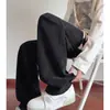 Calças cáqui de corte reto para homens, calças compridas largas da moda de outono, calças casuais esportivas folgadas, novo modelo 2026
