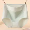 Ropa interior sin costuras de algodón puro de talla grande, de cintura alta, control de abdomen, que se ajusta a las caderas, para madres de mediana edad y mayores, con alta elasticidad y cintura no restrictiva, tela que levanta los glúteos