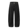 Calça Larga Masculina Weila High Street Tendência Costura Dividida Casual Calça Torre Jeans Machete