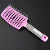 Peine Estilo Tiktok, Peine de Costillas Grande con Forma de Arco Curvo, Peine Plano Grande, Peine de Estilismo Voluminizador, Peine para Rizos, Peine Pompadour Unisex