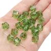 Cuentas de cristal de diamante talladas de 10 mm, cuentas redondas, cuentas cuadradas, cuentas de hilo hechas a mano, material para accesorios de joyería