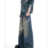 Ropa Pesada para Motocicleta Nueva para Hombre Chaqueta de Mezclilla Gris Desgastada Ropa para Motocicleta Marca de Moda Chaqueta de Gama Alta Ropa de Trabajo Superior