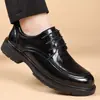 Zapatos de Hombre para Primavera y Otoño 2026 Piel Suave Transpirables Retro Casuales Estilo Británico Formal de Negocios Zapatos de Cuero Zapatos de Boda 6867