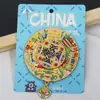 Serie GuangxiNanning Yongcheng Ciudad VerdeLugar Escénico Zhuangxiang Imán para Refrigerador Souvenir Turístico Cultural y Creativo Pegatina Magnética