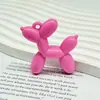 Colgante de Perro Globo de Color Sólido Acrílico Colgante para Llavero DIY Accesorios de Colgante de Perro Globo Venta al por Mayor