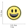 Pegatinas de Tela con Expresiones de Emoji Accesorios para Ropa Calcomanías Decorativas Parches Divertidos Serie de Insignias Redondas Lindas de Smiley