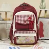 Nova mochila escolar transparente estilo anime japonês 2026 com múltiplos compartimentos e alto apelo estético para alunos do ensino fundamental II e médio