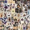 100 Pegatinas de Graffiti para Muestras de Botella de Farmacia Oscura Decorativas para Guitarra Cuaderno Equipaje Bricolaje Impermeables Transfronterizas Lote