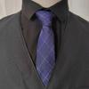 Corbata Rayada Básica Estrecha Hecha a Mano para Hombre, Nudo de Mano, Combinación de Camisa, Uniforme, Vestimenta Profesional de Negocios