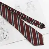 Corbata Jk Accesorios para Camisa de Mujer Corbata a Rayas Borgoña Estilo Universitario Japonés Corbata Azul Atada a Mano Fabricante en Stock