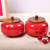 Caqui Caqui Ruyi Cerámica Caqui Caqui Caja de Dulces Dulces Lata de Té Empaque Boda Tarro de Dulces Souvenir Boda