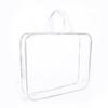 Bolsa de almacenamiento para edredón de PVC transparente en stock de fábrica, bolsa de alambre de acero, juego de cuatro piezas de textiles para el hogar con alambre de acero, bolsa con cremallera transparente