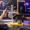 Lindo estante de almacenamiento de conejo de orejas largas base para soporte de control de juegos pantalla para Switch/Xbox adorno creativo de escritorio