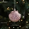 Nuevo Adorno Colgante de Plástico Rosa con Polvo Pastel Dibujos Animados Decoración Navideña, Decoración de Ventana de Árbol de Navidad 3D