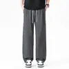 Ropa para Hombre Maple House / Primavera/Verano Nuevo Estilo Americano High Street Pantalones Casuales de Pierna Ancha Recta de Doble Uso Lyocell Tencel