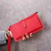 Damas indonesias bolso de mano largo de moda con hebilla oscura gran capacidad para tarjetas y cambio fabricantes venta al por mayor color rico