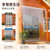 Cortinas de puerta a medida, cortinas a prueba de polvo de PVC, cortinas de puerta para aire acondicionado, cortinas de puerta corrediza de aleación de aluminio para supermercados, y cortinas de puerta de taller/almacén de invierno