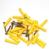 Fábrica Meiguxin tapón de goma corvina pequeña tornillo de expansión tubo de expansión de plástico bolsa M8M6M10 taco de pared partículas de goma