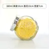 Fábrica 180ml frasco tambor pequeno e plano frasco de tempero frasco de doces 380ml frasco de vidro para chá perfumado frasco de mel