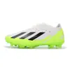 Botas de Fútbol Transpirables de Nuevo Estilo Transfronterizas con Tacos Largos para Hombres y Mujeres, Adultos y Adolescentes, Zapatos de Fútbol de Caña Alta