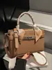 Bolsas Femininas Transfronteiriças com Toque de Luxo, Luxo Leve, Moda Versátil, Bolsas de Mão Femininas, Bolsas Tote Pequenas, Bolsas Kelly Exclusivas para o Dia a Dia
