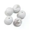 Cuentas de silicona de colores, transferencia de agua, cuentas navideñas, hilo para manualidades, bolígrafo, pulsera, collar, accesorios de joyería con cuentas.
