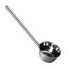 14-16cm soldadura fina mango redondo cuchara para agua cuchara para agua cocina más mango largo cuchara para agua cantina avena comercial cuchara grande para sopa
