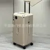 Maleta de ruedas para estudiantes de gran capacidad y cinco ruedas, maleta con rueda de freno de 30 pulgadas, maleta con cremallera y contraseña para hombres y mujeres, maleta de cabina