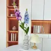 Producto Nuevo Transfronterizo Flor Artificial Violeta Arreglo Floral para Salón de Bodas Arreglo Floral con Adornos para Sala de Estar del Hogar Flores Artificiales Falsas