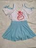 Traje de Banho Infantil Princesa Peça Única com Laço Fofo Tendência Praia Litoral Roupa de Banho Infantil Desenho Animado