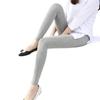 Nuevos Leggings Modales Primavera y Verano Delgados para Exterior Pantalones hasta el Tobillo para Chicas Gorditas Leggings Ajustados Elásticos de Cintura Alta para Mujer