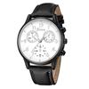 Dropshipping Geneva Novo Relógio Masculino Relógio Masculino de Negócios Exportação Relógio de Pulseira Falso de Três Olhos