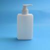 Botella cuadrada de 150 ml, 200 ml, 300 ml y 500 ml para limpiador facial, botella de plástico HDPE, material de embalaje para loción.