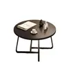 Mesa de Centro Sala de Estar Hogar Apartamento Pequeño Lujo Ligero Sensación de Gama Alta Mesa Auxiliar de Sofá Minimalista Moderno Balcón Mesa de Centro Redonda Mesa