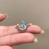 Anillo liso elegante y minimalista para el dedo índice, popular entre las influencers femeninas, anillo hueco de lujo ligero, anillo de lazo de estilo coreano de nicho