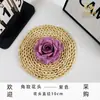 Cabeza de Flor de Rosa Artificial, Cabeza de Rosa de Flor Artificial, Decoración de Hogar de Alta Gama, Diseño de Escena de Hotel, Uso en Bodas