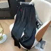 Pantalones Rectos de Satén de Seda Fluidos de Verano para Mujer 2026 Nuevo Elástico de Cintura Alta Adelgazantes Nuevo Estilo Pantalones para Mamá de Mediana Edad