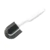 Jietai Mei 0519 Cepillo para Zapatos de Mango Largo Cerdas Suaves Cepillo Multiusos para Zapatos Cepillo de Limpieza Blanco Artefacto para Lavar Zapatos en Casa Cepillo Descontaminante