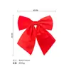 Laço de Natal de Tecido Decoração de Árvore de Natal Enfeites Pendurados Laço Decoração de Ano Novo Laço para Porta e Janela