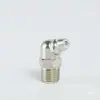 Bico de graxa, bico galvanizado a ferro, bico reto, bico angular de 45 graus e 90 graus, bico de pistola de óleo, M6, M8, M10, M12