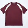 Camiseta Deportiva de Running y Fitness Estilo Americano con Bloques de Color Secado Rápido Camiseta de Entrenamiento para Tiro al Baloncesto Manga Corta Camiseta Deportiva Camiseta de Tenis Personalizada para Hombre