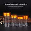 Tampas de alumínio requintadas para frascos e potes medicinais fabricantes diretos personalizados pote de medlar Maple pote de Panax notoginseng em pó produtos para saúde potes selados