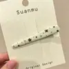 Pinza para el Cabello Exquisita de Gama Alta para Mujer Clip BB Estampado de Leopardo Retro Lindo Clip para Flequillo Lateral Accesorios para el Cabello de Moda con Temperamento