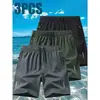 Amazon Comercio Exterior Transfronterizo Pantalones Cortos Deportivos para Hombre Verano Nuevo Estilo Running Seda de Hielo Secado Rápido Casuales al por Mayor