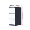 Gabinete de Archivo Colgante A4 de Oficina Cajón Gabinete Archivo de Contratos Documentos Gabinete de Múltiples Cajones con Cerradura Gabinete de Almacenamiento Debajo del Escritorio Gabinete Bajo