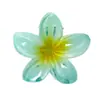 Pinza de Tiburón para el Cabello con Flor de Plumeria y Flor de Bauhinia, Estilo Vacacional para la Parte Trasera de la Cabeza de Mujer, Accesorio para el Cabello