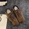 Zapatillas de ballet con estampado de leopardo para mujer, zapatos casuales que aumentan la altura, zapatillas retro retro para el otoño de 2026